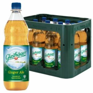 Glashäger Ginger Ale 1,0L PET im 12er Kasten